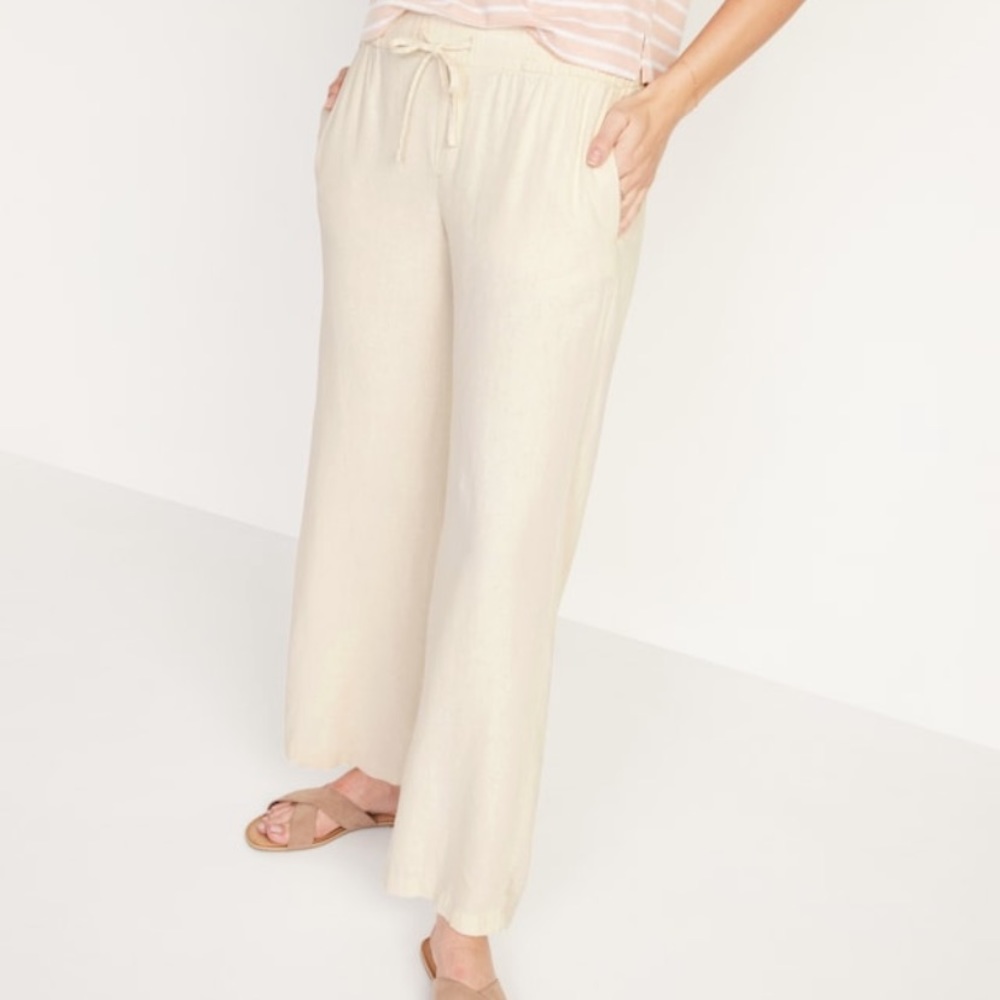 Old navy linen like lightweight pants